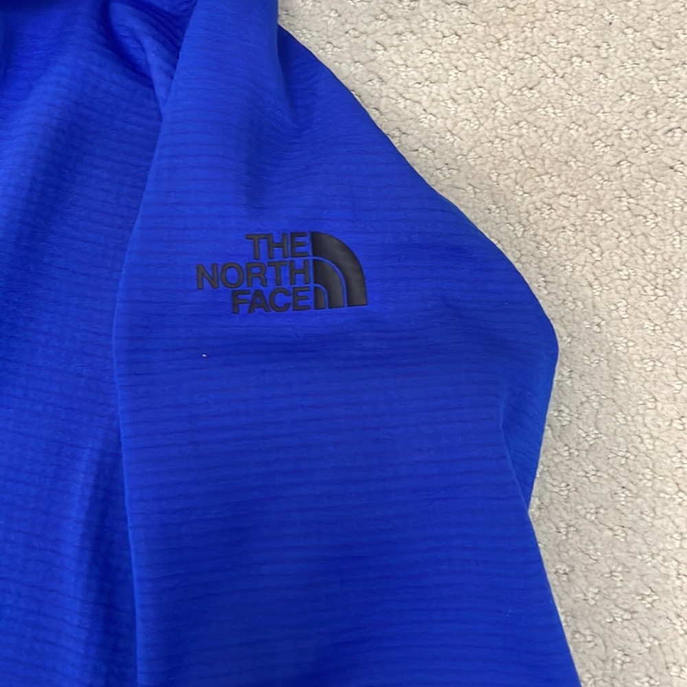 north face royal blue quarter zip jacket - Picture 3 of 4